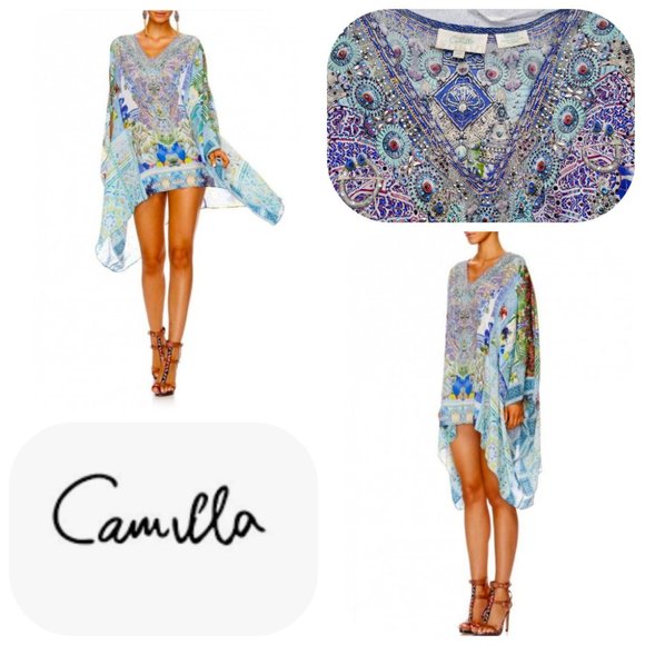 Camilla Dresses & Skirts - Auc Split Shoulder Kaftan- My Majorelle